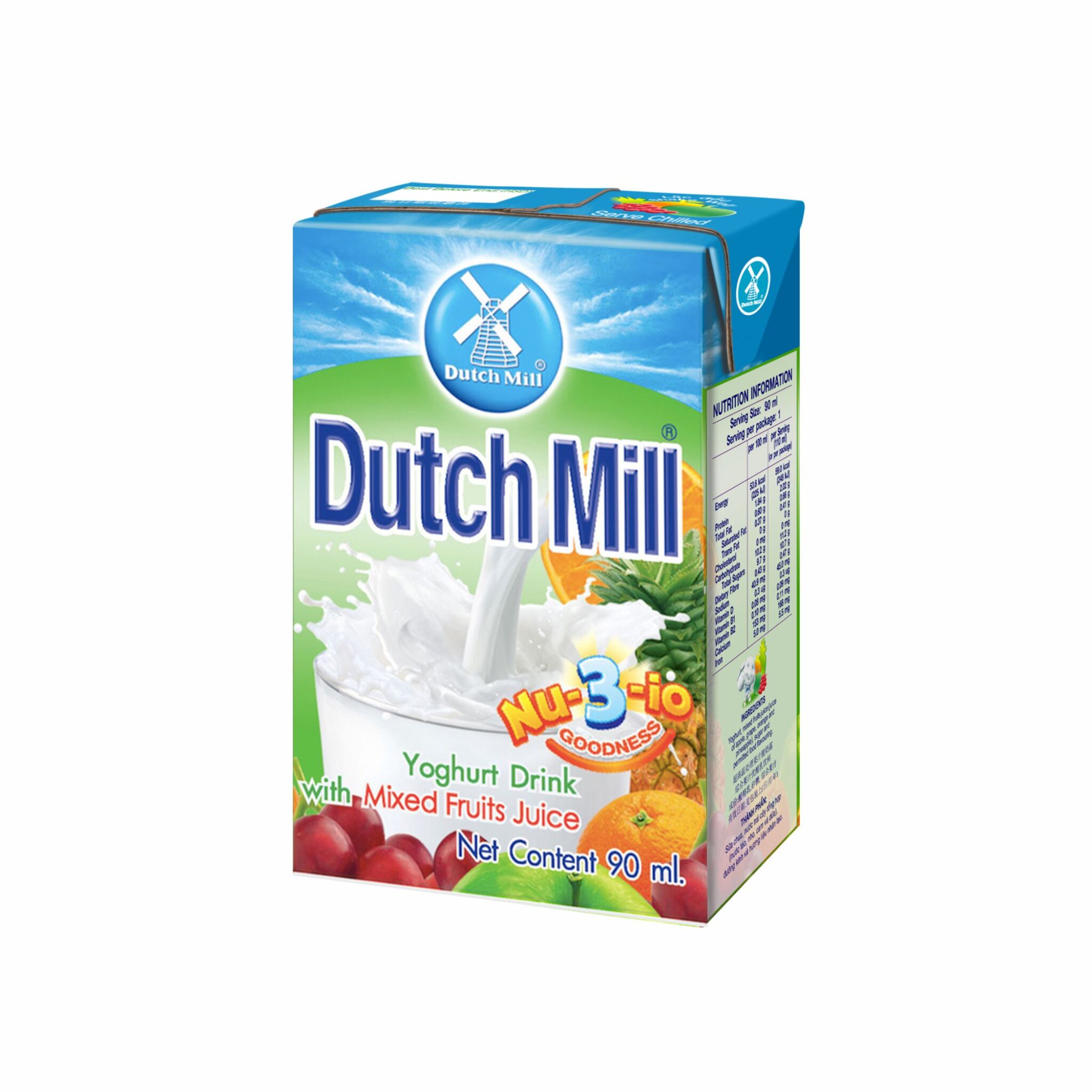 DUTCH MILL YOGHURT DRINK MIXED FRUITS 90ML - Iloilo Supermart Online ...