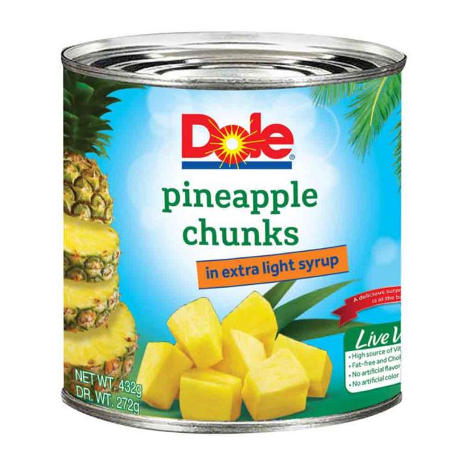 DOLE PINEAPPLE CHUNKS 432G - Iloilo Supermart Online- Aton Guid ini!