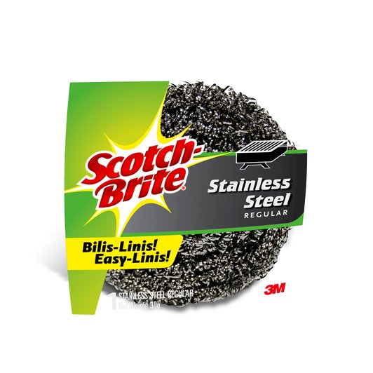 SCOTCH-BRITE STAINLESS STEEL REGULAR BALL - Iloilo Supermart Online- Aton  Guid ini!