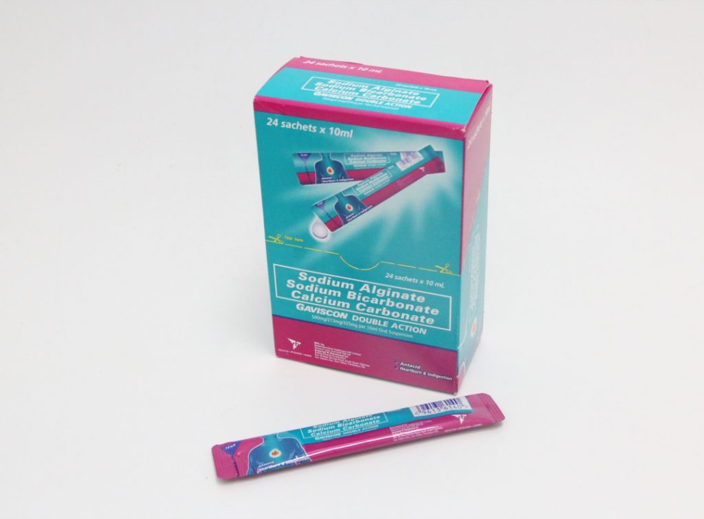 how to drink gaviscon double action sachet