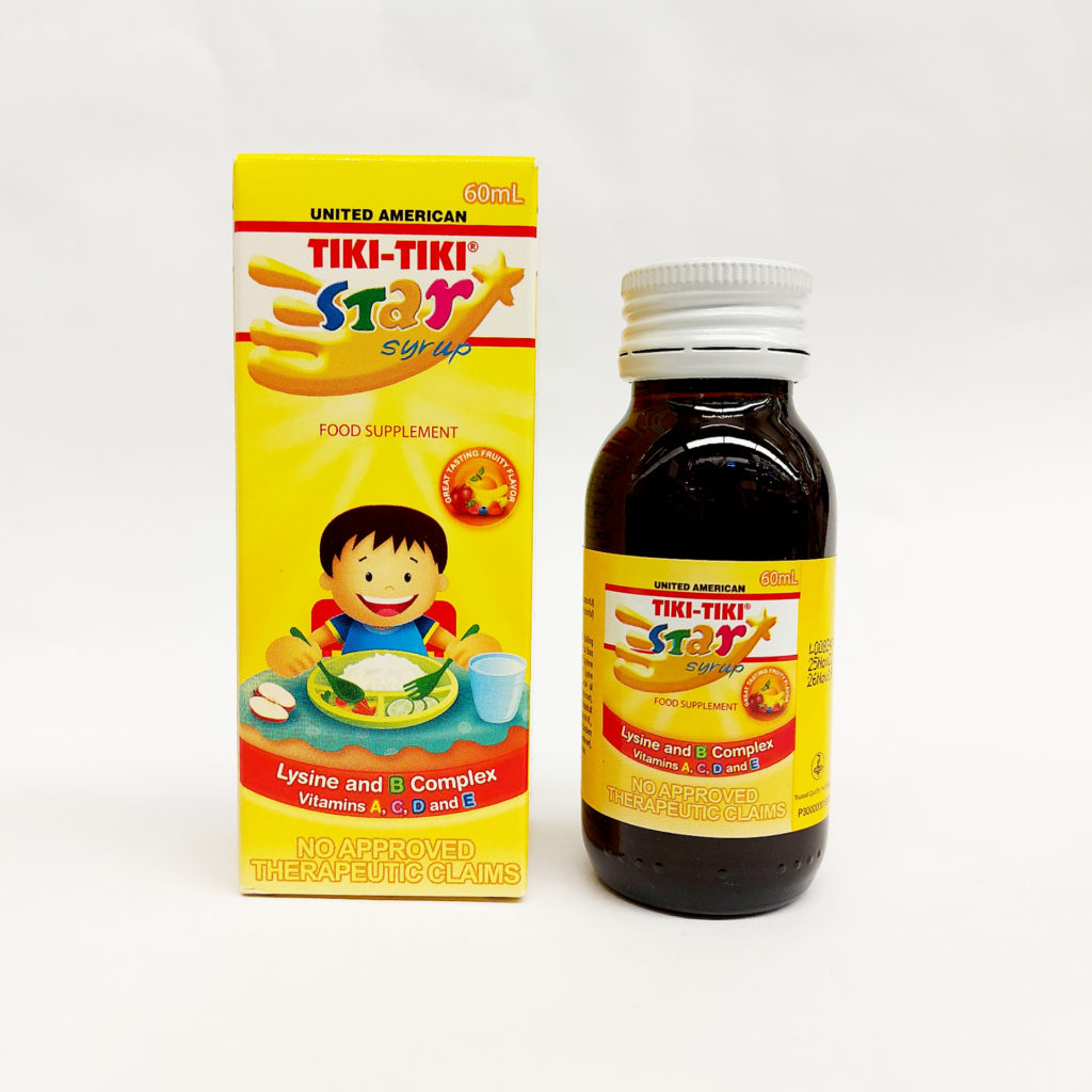 TIKI TIKI STAR SYRUP 60ML - Iloilo Supermart Online- Aton Guid ini!