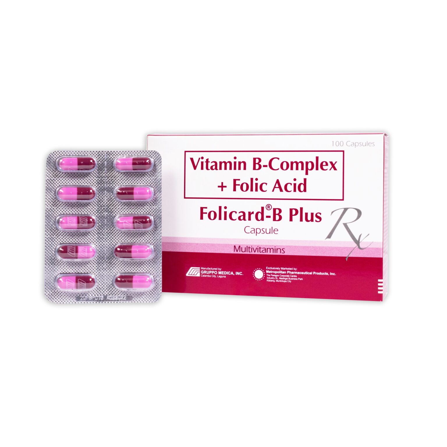 FOLICARD-B PLUS CAPSULE - Iloilo Supermart Online- Aton Guid Ini!