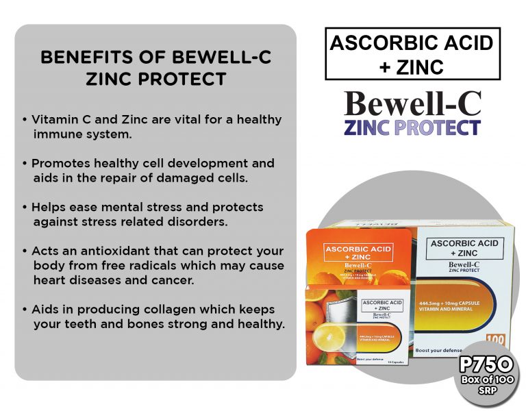 BEWELL-C ZINC PROTECT CAPSULE - Iloilo Supermart Online- Aton Guid ini!