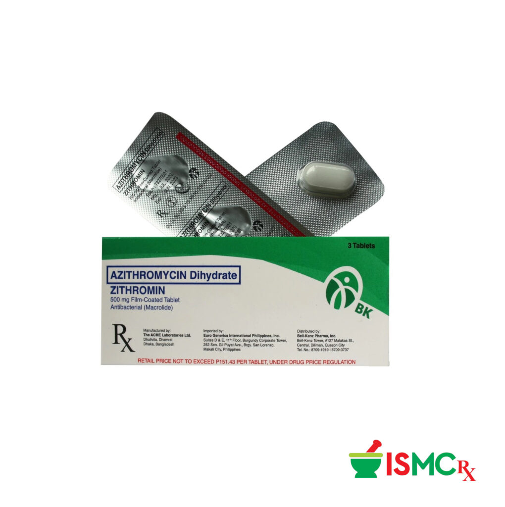 Zithrin ZITHROMIN 500MG TAB - Iloilo Supermart Online- Aton Guid ini!