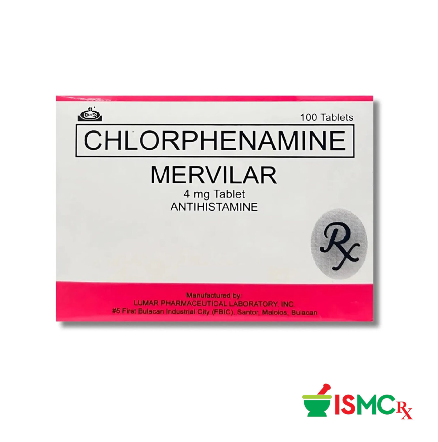 Chloramine Tablets CHLORPHENAMINE 4MG TABLET - Iloilo Supermart Online- Aton Guid ini!